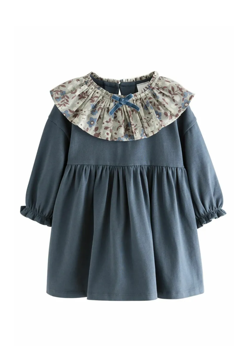 REGULAR FIT - LONG SLEEVE COLLARED  - Freizeitkleid - blue