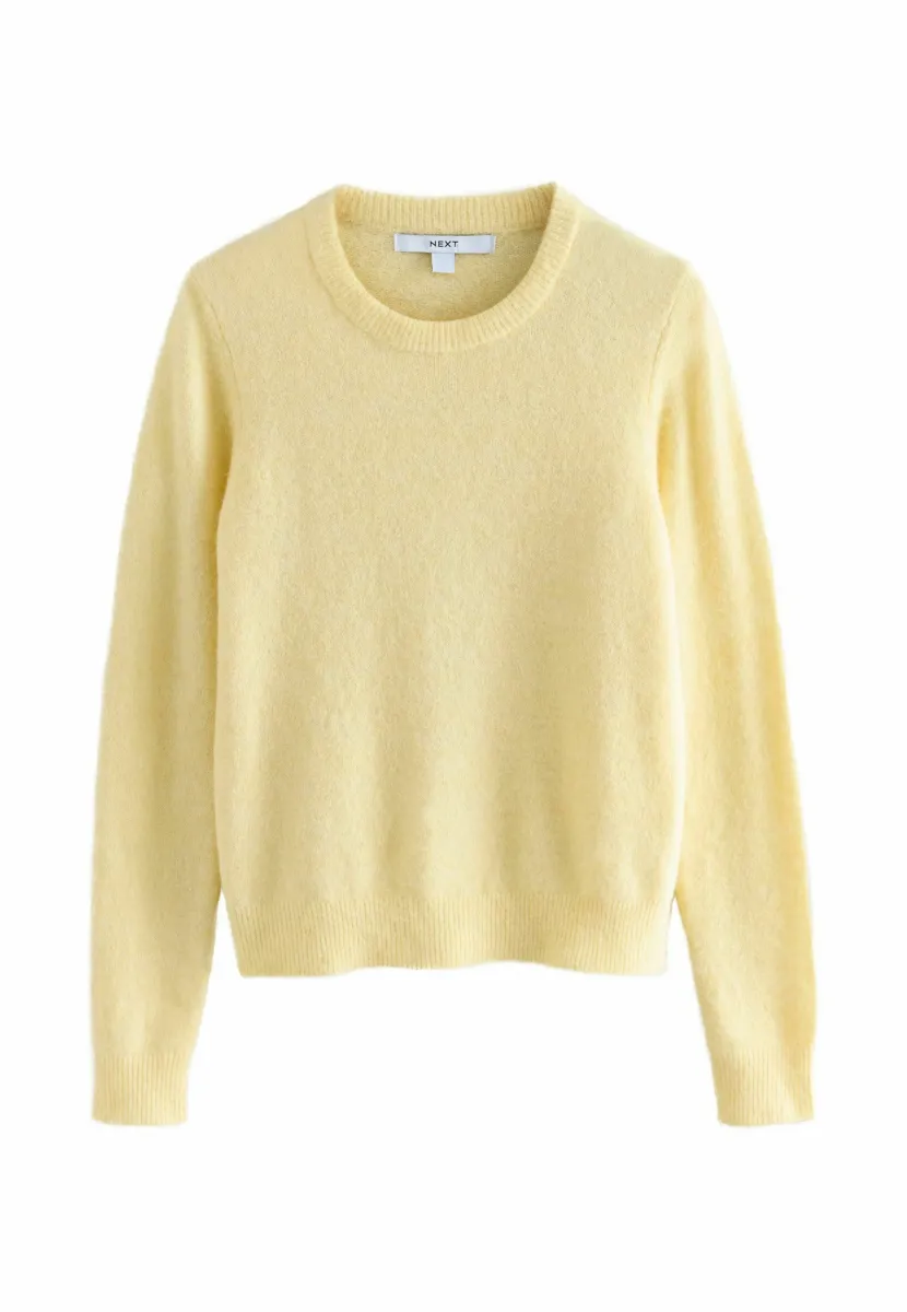 REGULAR FIT - LONG SLEEVE CREW NECK  - Strickpullover - yellow
