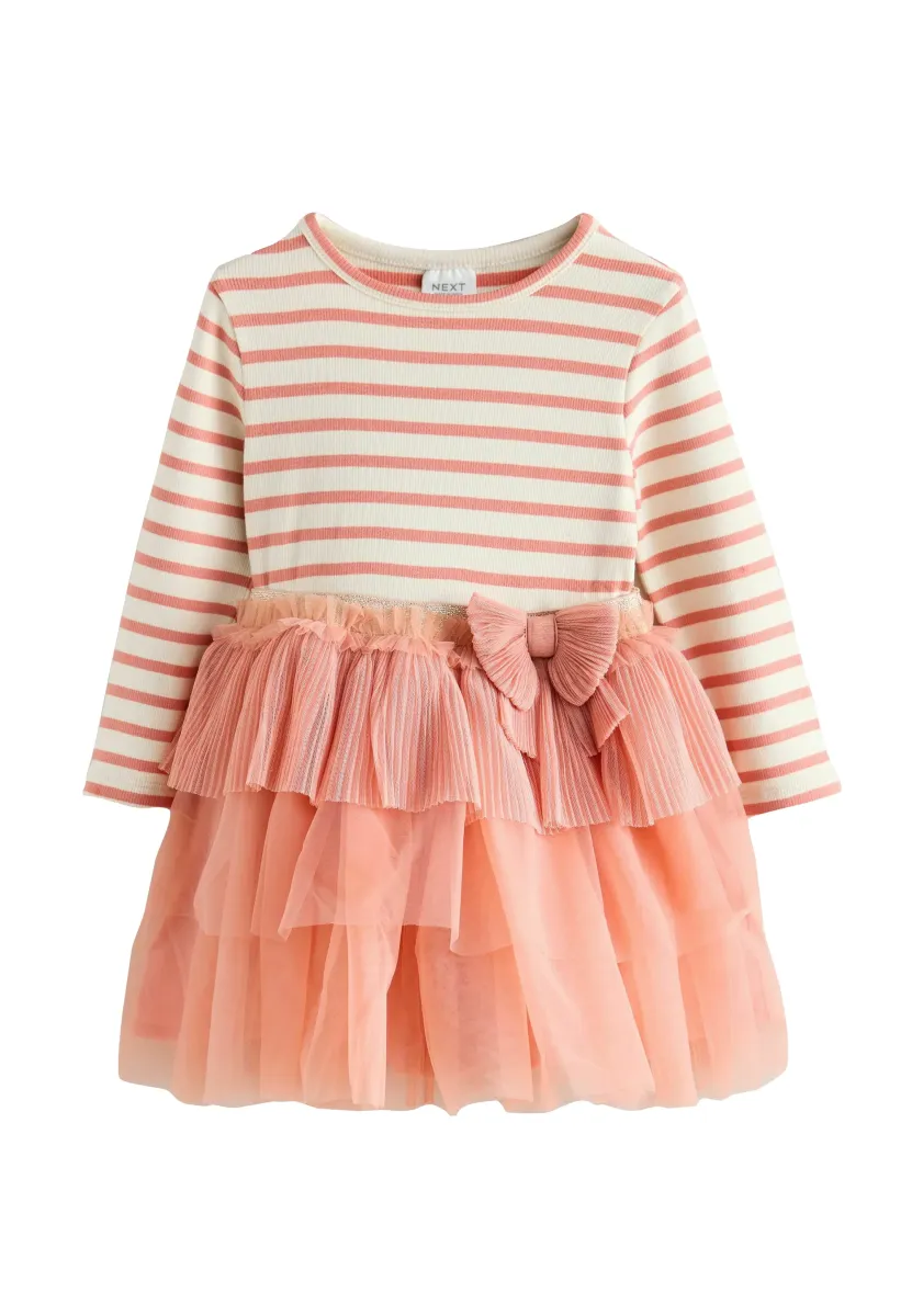 REGULAR FIT - LONG SLEEVE  - Freizeitkleid - pink bow