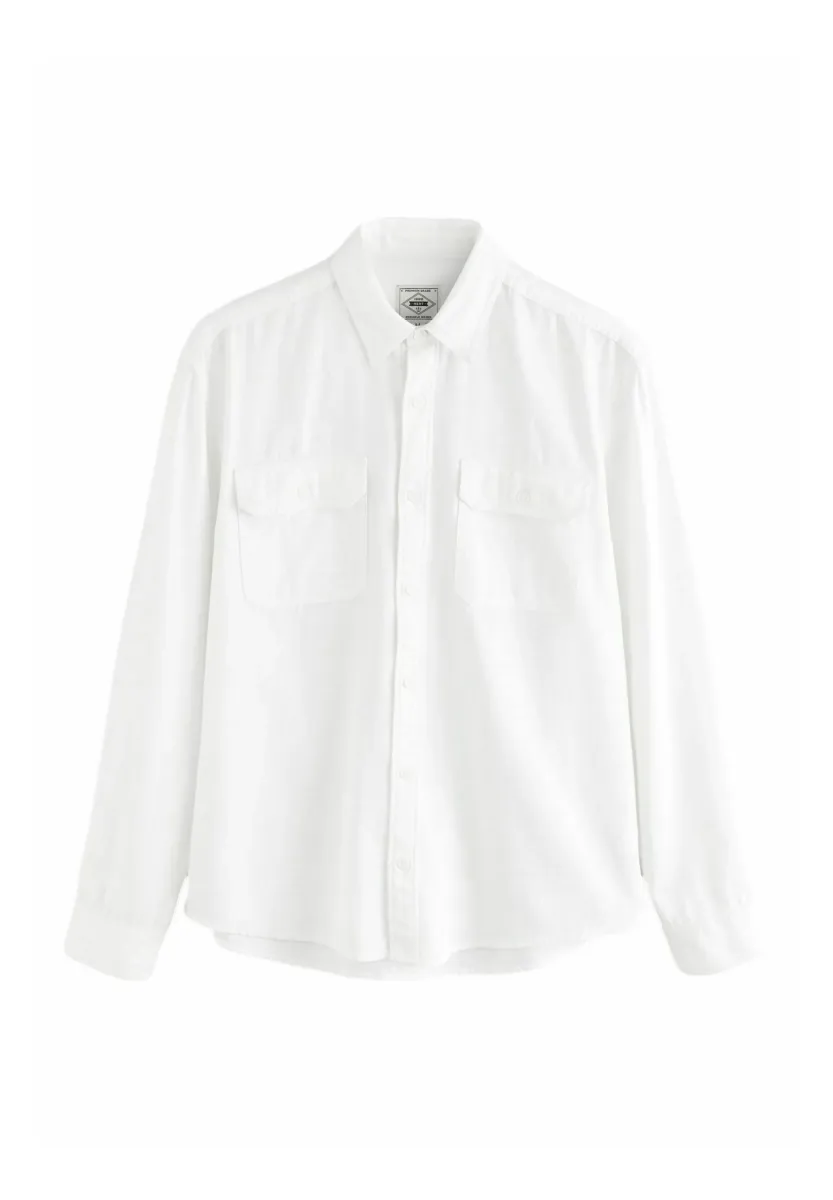 REGULAR FIT-LONG SLEEVE - Hemd - white