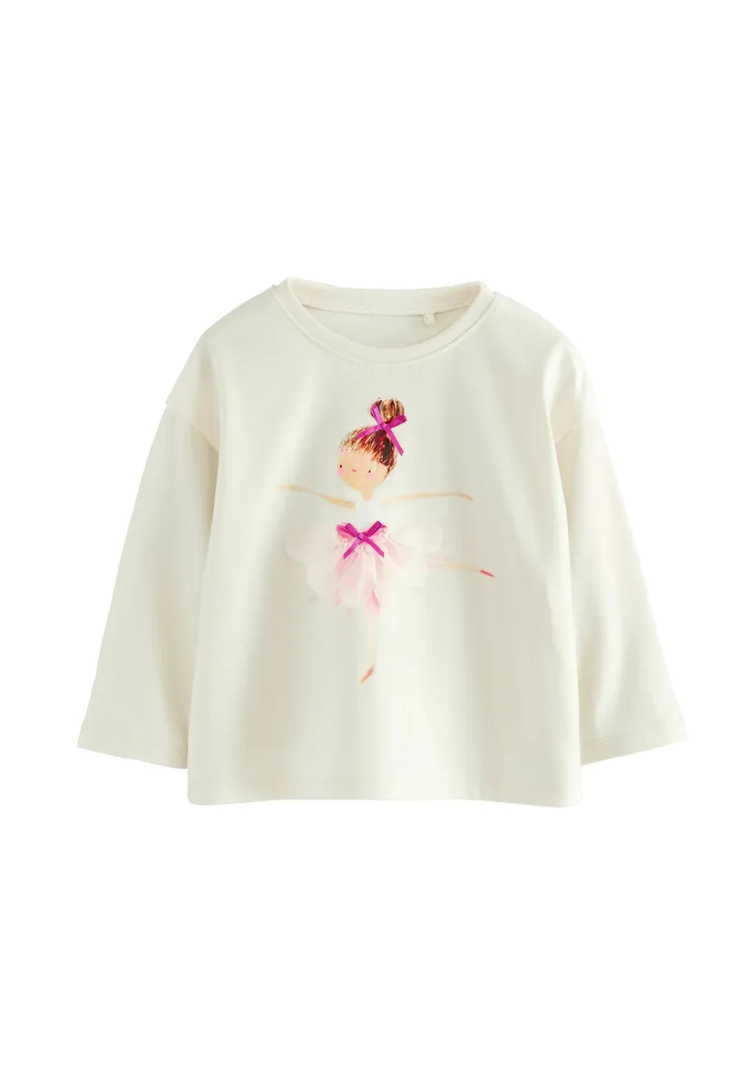 REGULAR FIT - LONG SLEEVE  - Langarmshirt - ecru ballerina