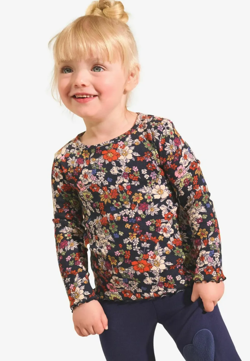 REGULAR FIT - LONG SLEEVE - Langarmshirt - navy floral