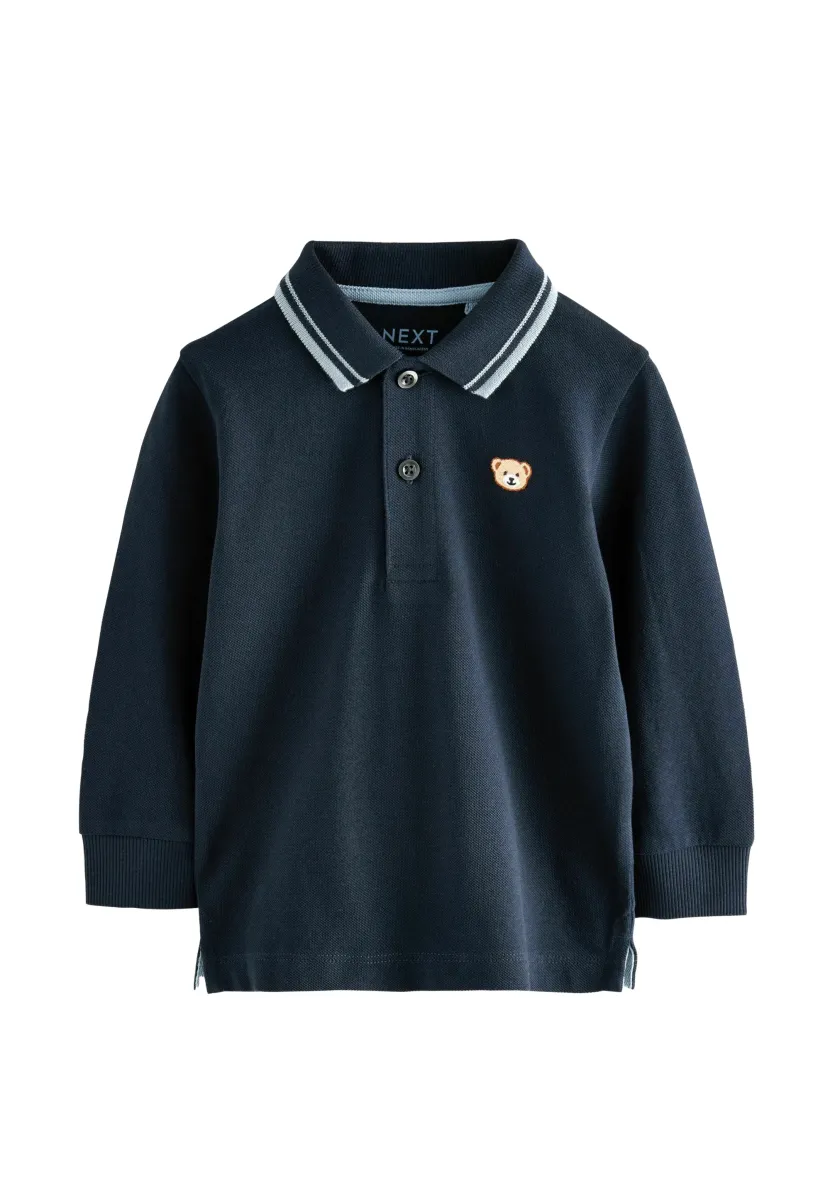 REGULAR FIT - LONG SLEEVE - Poloshirt - navy