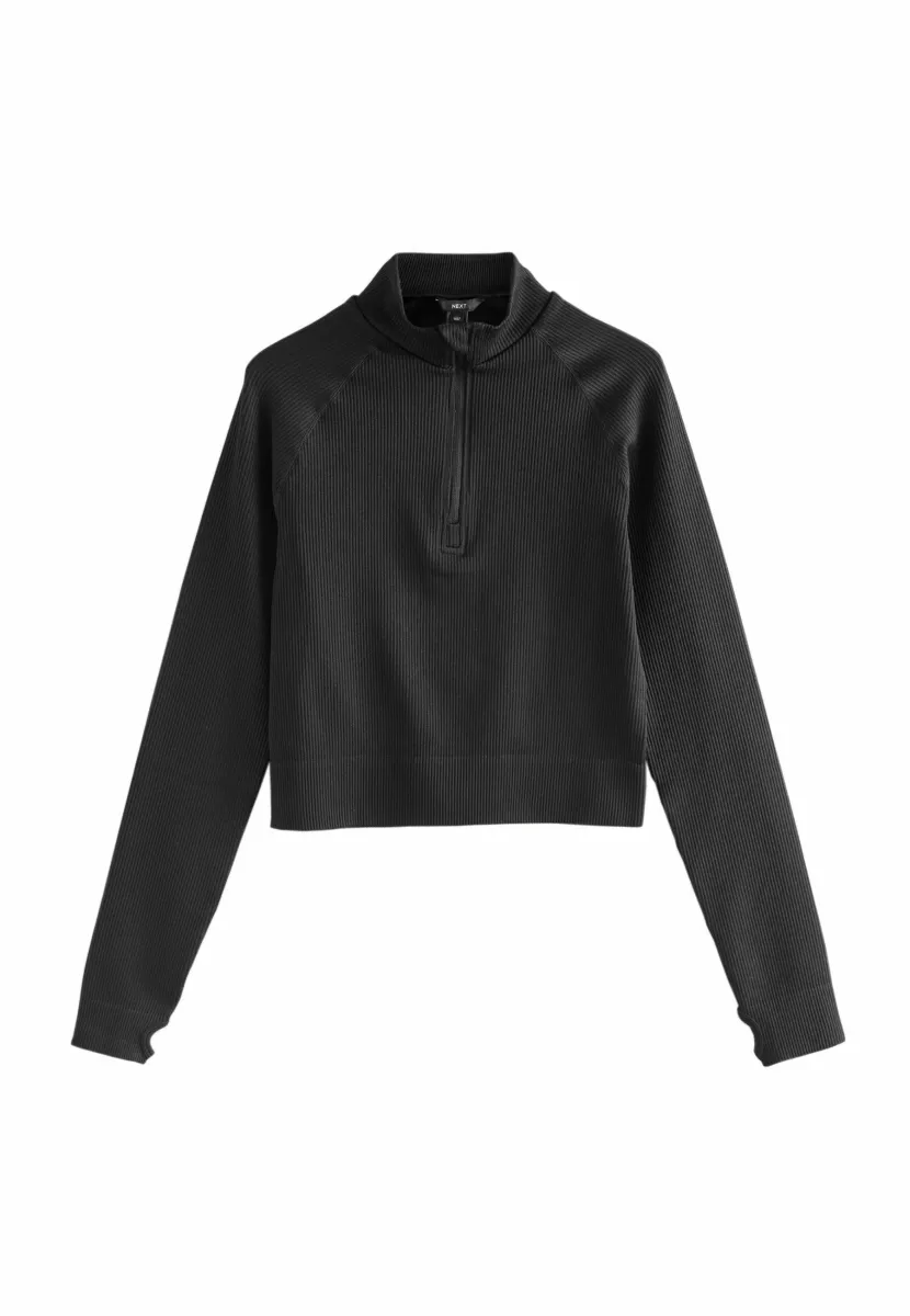 REGULAR FIT -  LONG SLEEVE  - Strickpullover - black