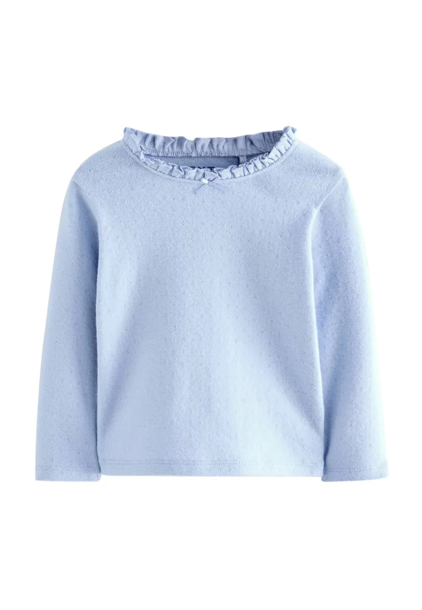 REGULAR FIT - LONG SLEEVE  - Strickpullover - blue