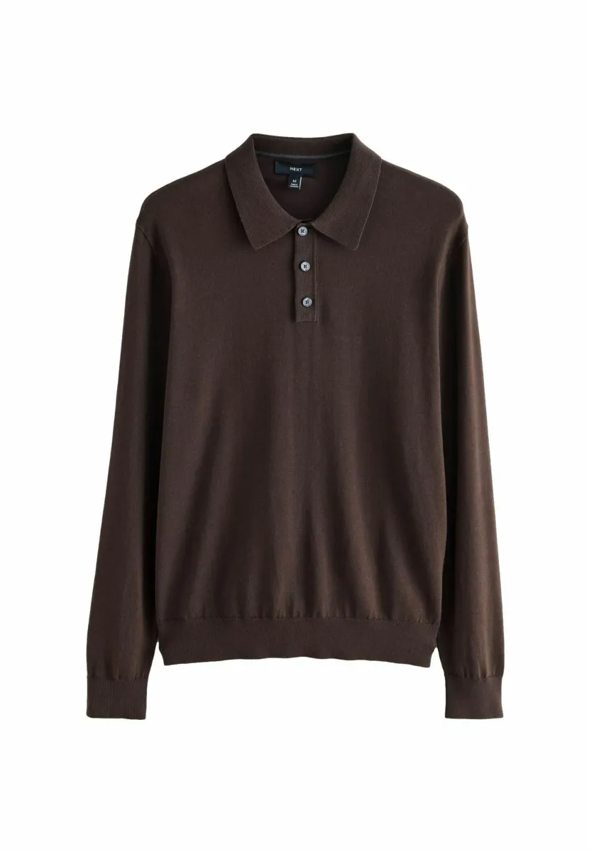 REGULAR FIT -LONG SLEEVE  - Strickpullover - brown