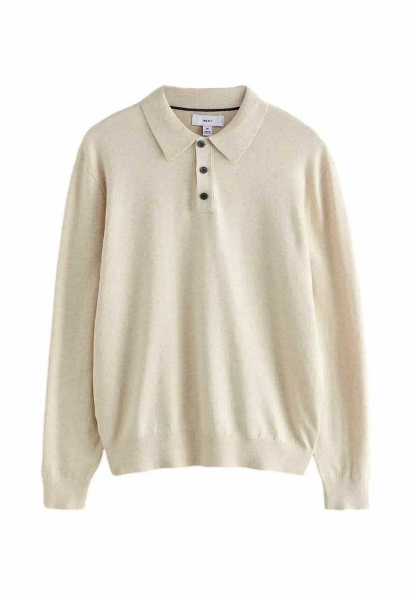 REGULAR FIT -LONG SLEEVE  - Strickpullover - neutral marl