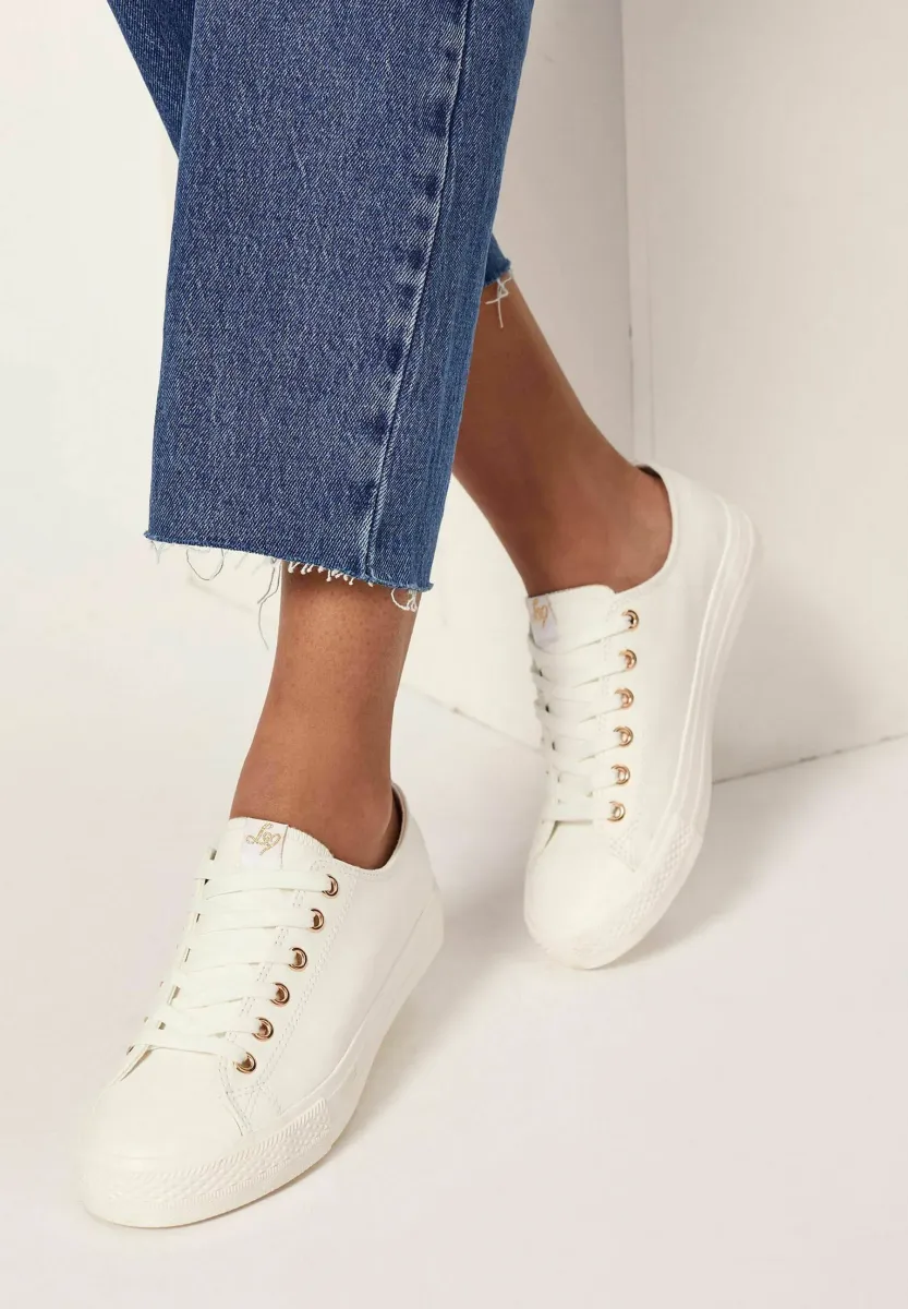 REGULAR FIT-LOW TOP - Sneaker low - white