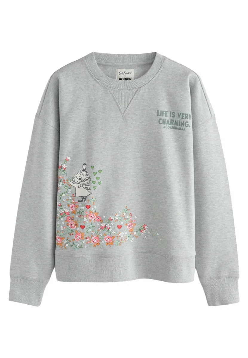 REGULAR FIT - MOOMINS  - Sweatshirt - grey little my