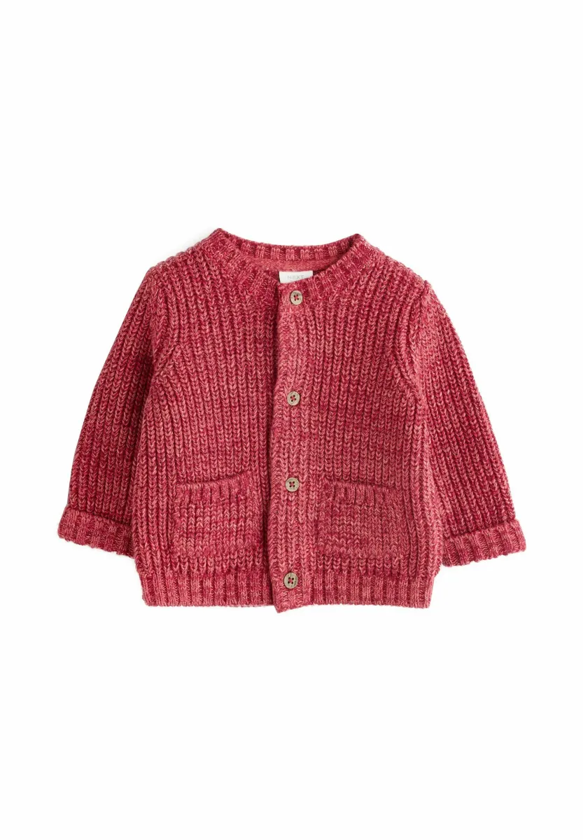 REGULAR FIT - MY FIRST CHRISTMAS - Strickjacke - red