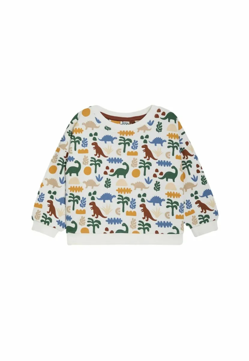 REGULAR FIT - PAPERCUT DINO - Sweatshirt - ecru