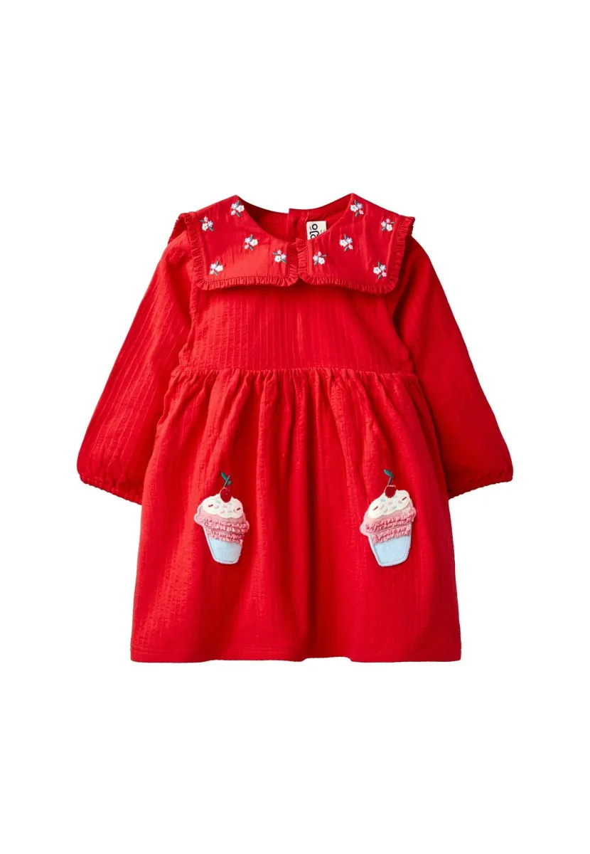 REGULAR FIT - PRINTED - Freizeitkleid - red