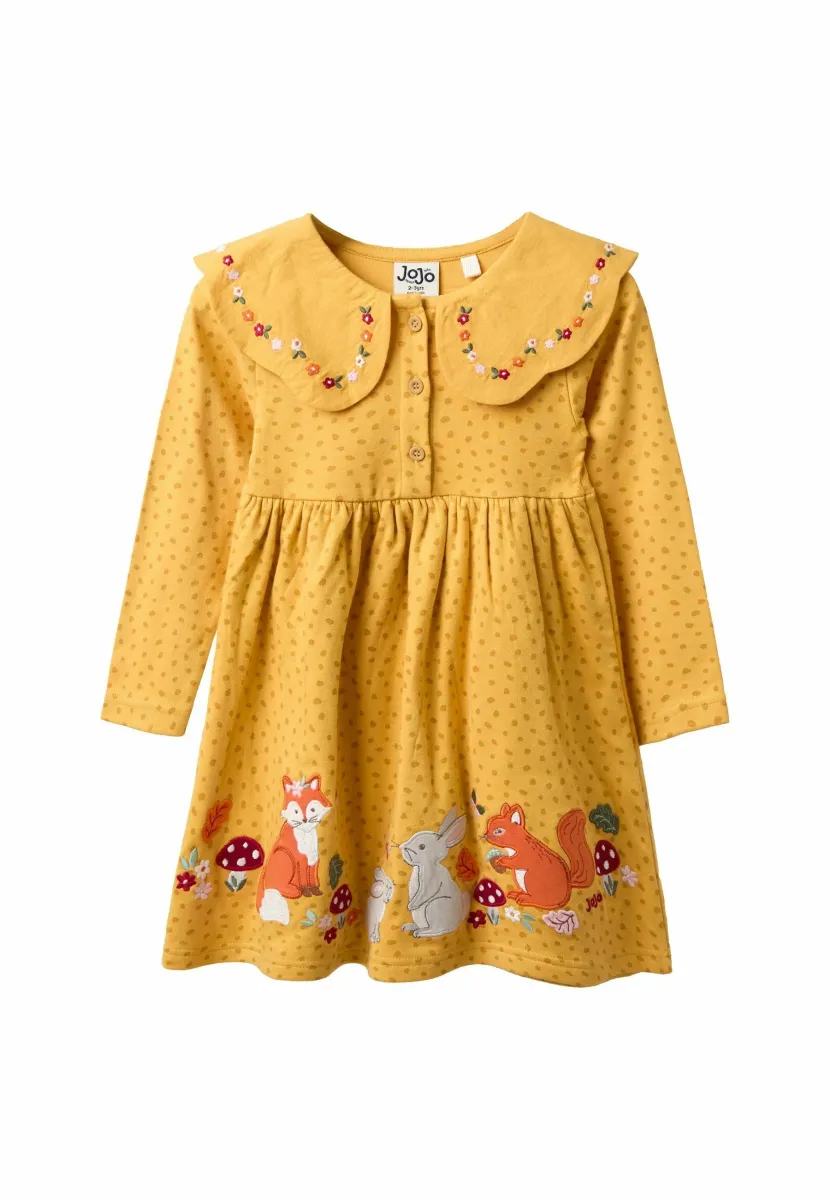 REGULAR FIT - PRINTED - Freizeitkleid - yellow
