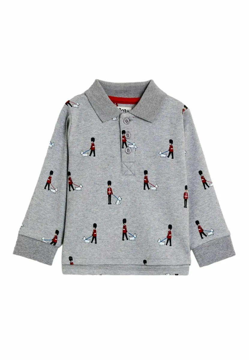REGULAR FIT - PRINTED  - Langarmshirt - grey
