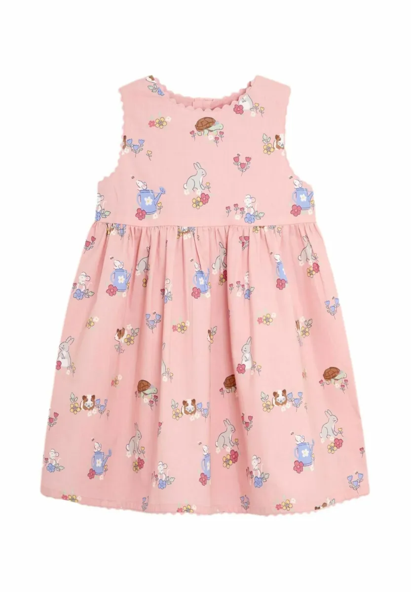 REGULAR FIT - PRINTED SUMMER - Freizeitkleid - pink bunny & guinea pig