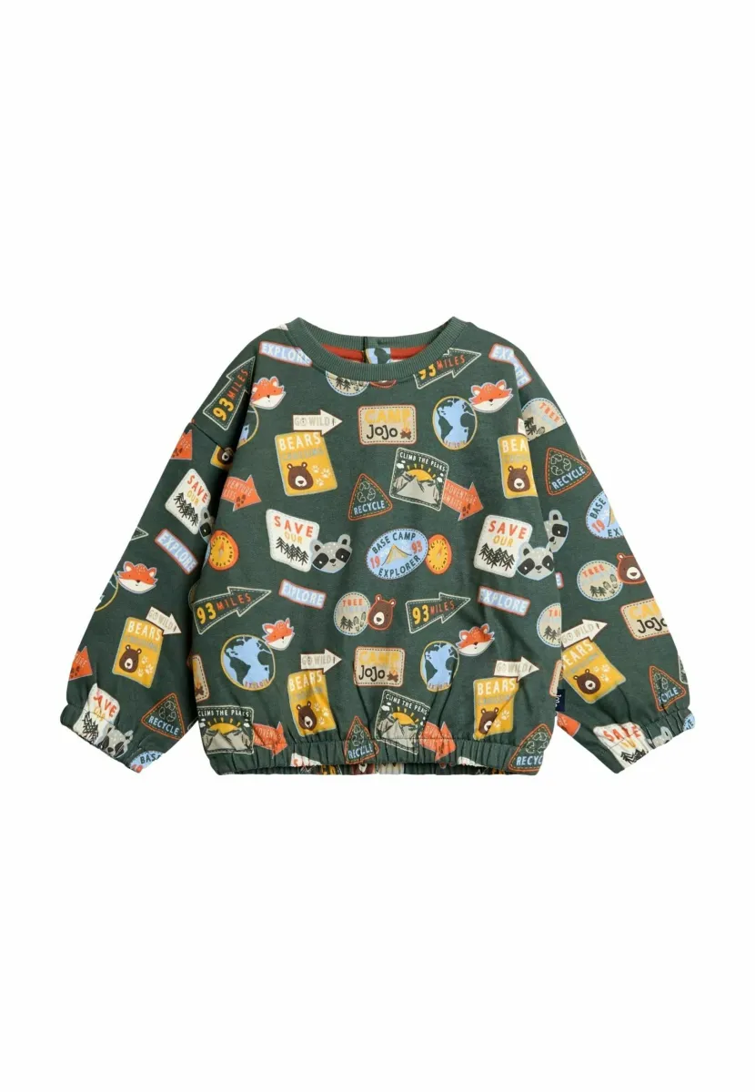 REGULAR FIT - PRINTED  - Sweatshirt - khaki green adventure