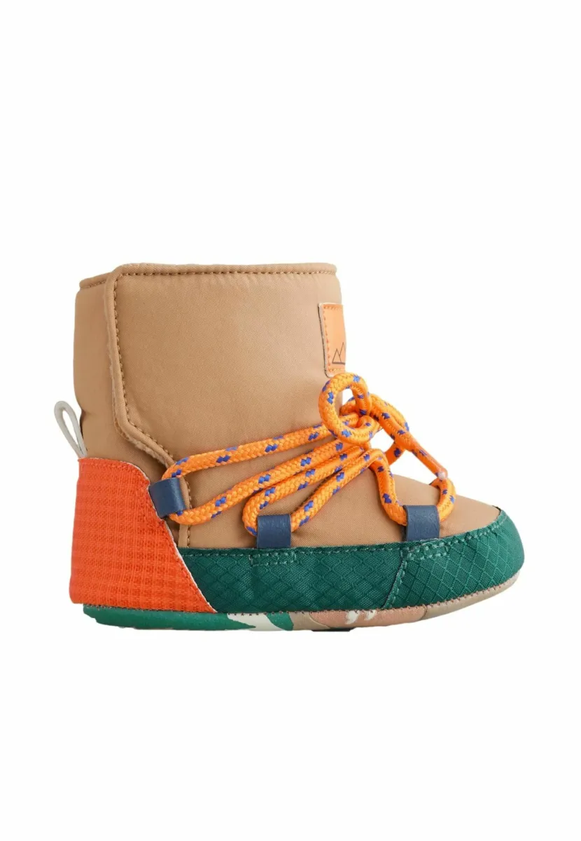 REGULAR FIT - QUILTED  - Schnürstiefelette - neutral colour block