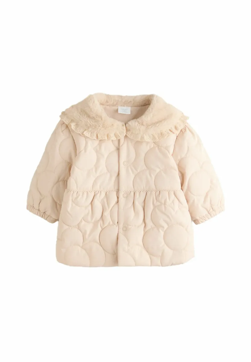 REGULAR FIT - QUILTED - Wintermantel - neutral oversized collar