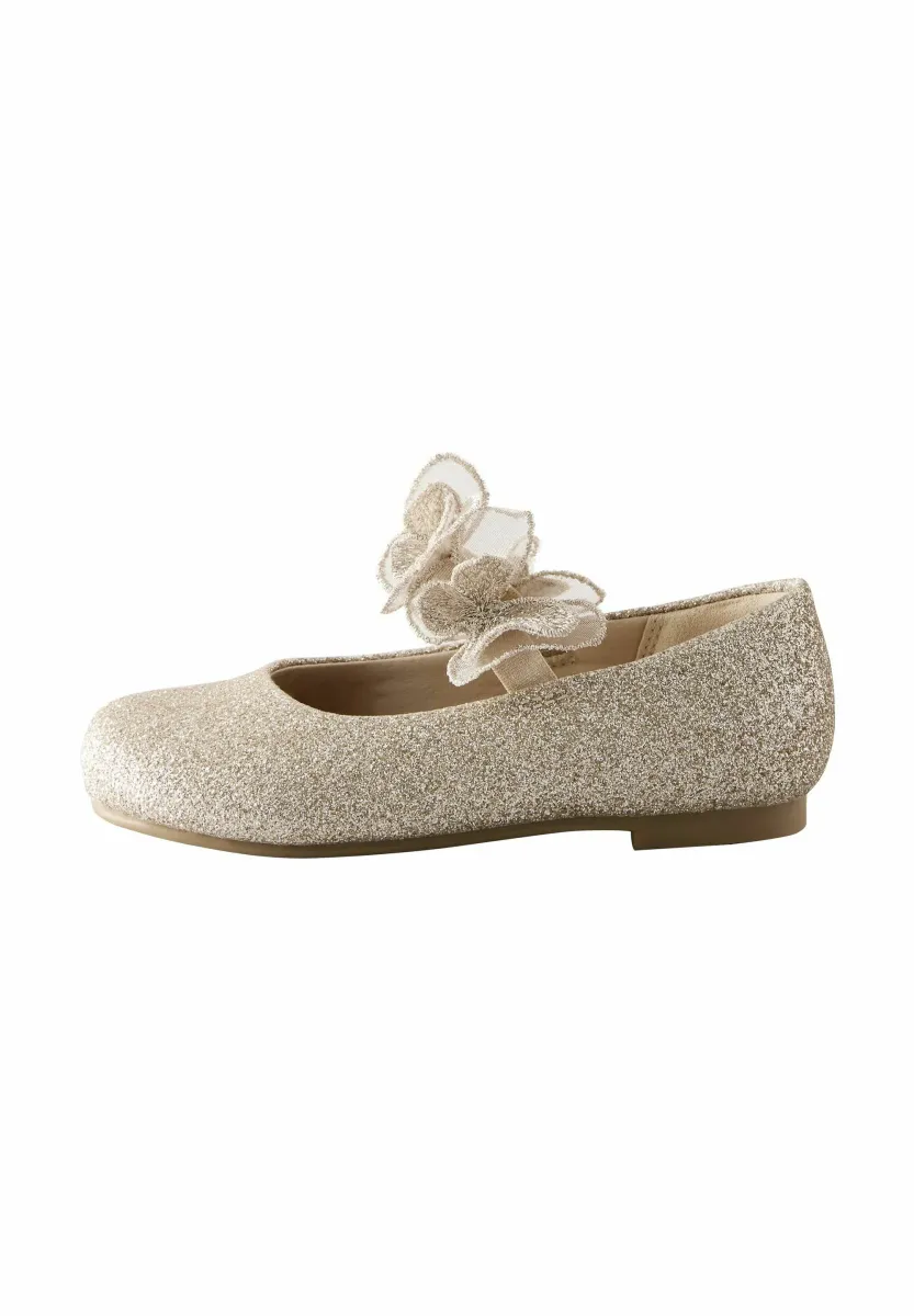REGULAR FIT  - Riemchenballerina - gold