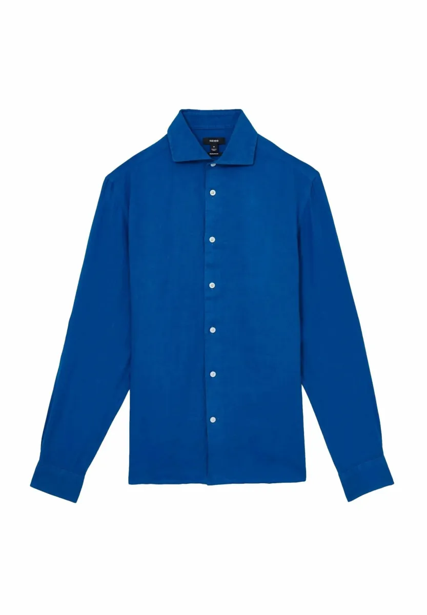 REGULAR FIT - RUBAN BUTTON-THROUGH  - Hemd - bright blue