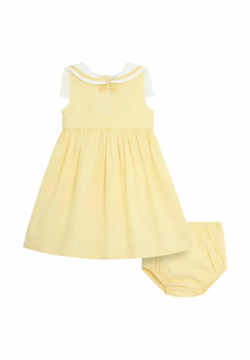 REGULAR FIT - SAILOR STRIPE - Freizeitkleid - yellow