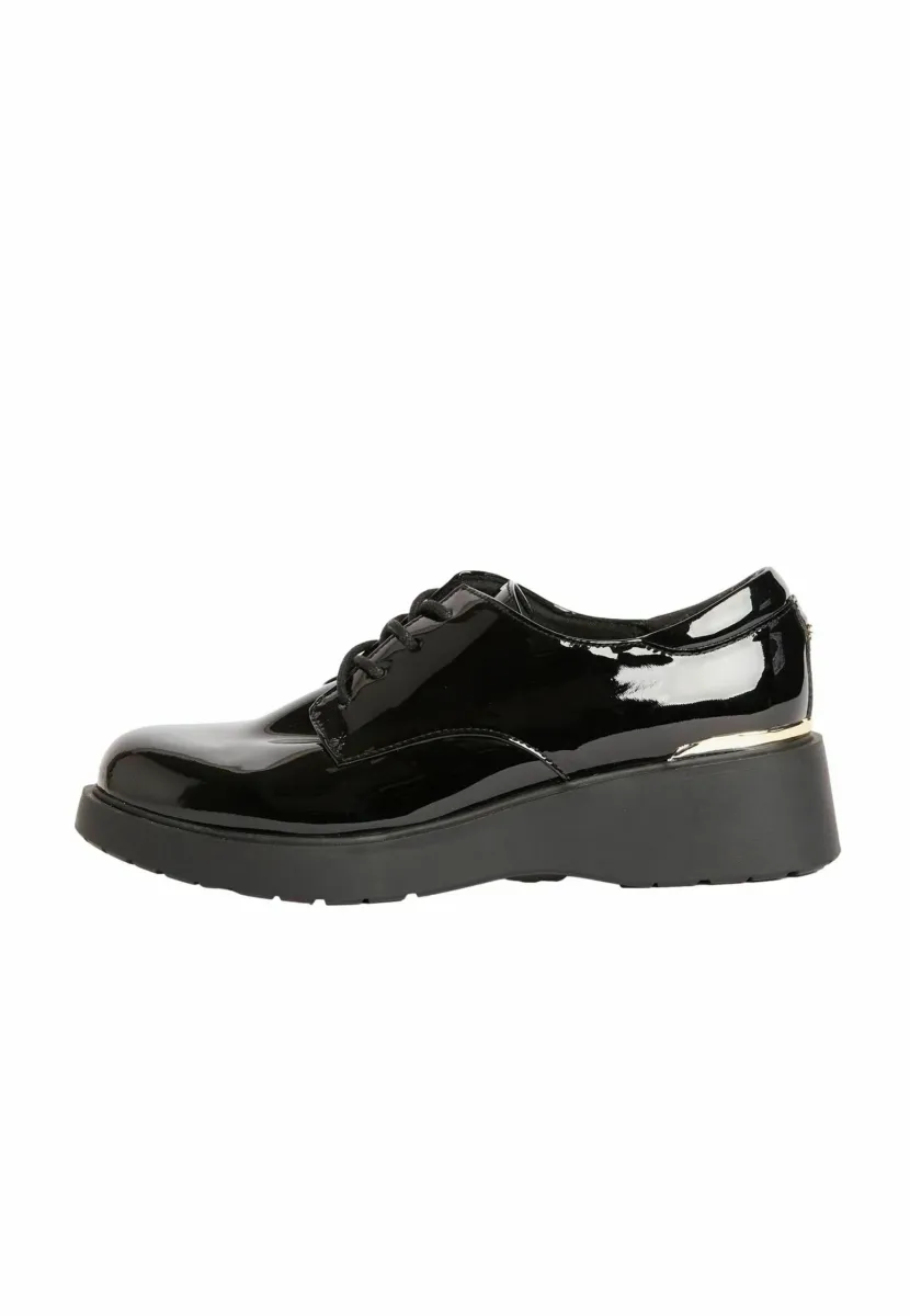 REGULAR FIT - Schnürer - black