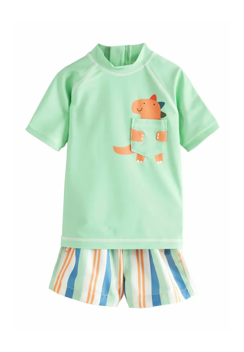 REGULAR FIT SET - Badeanzug - green blue