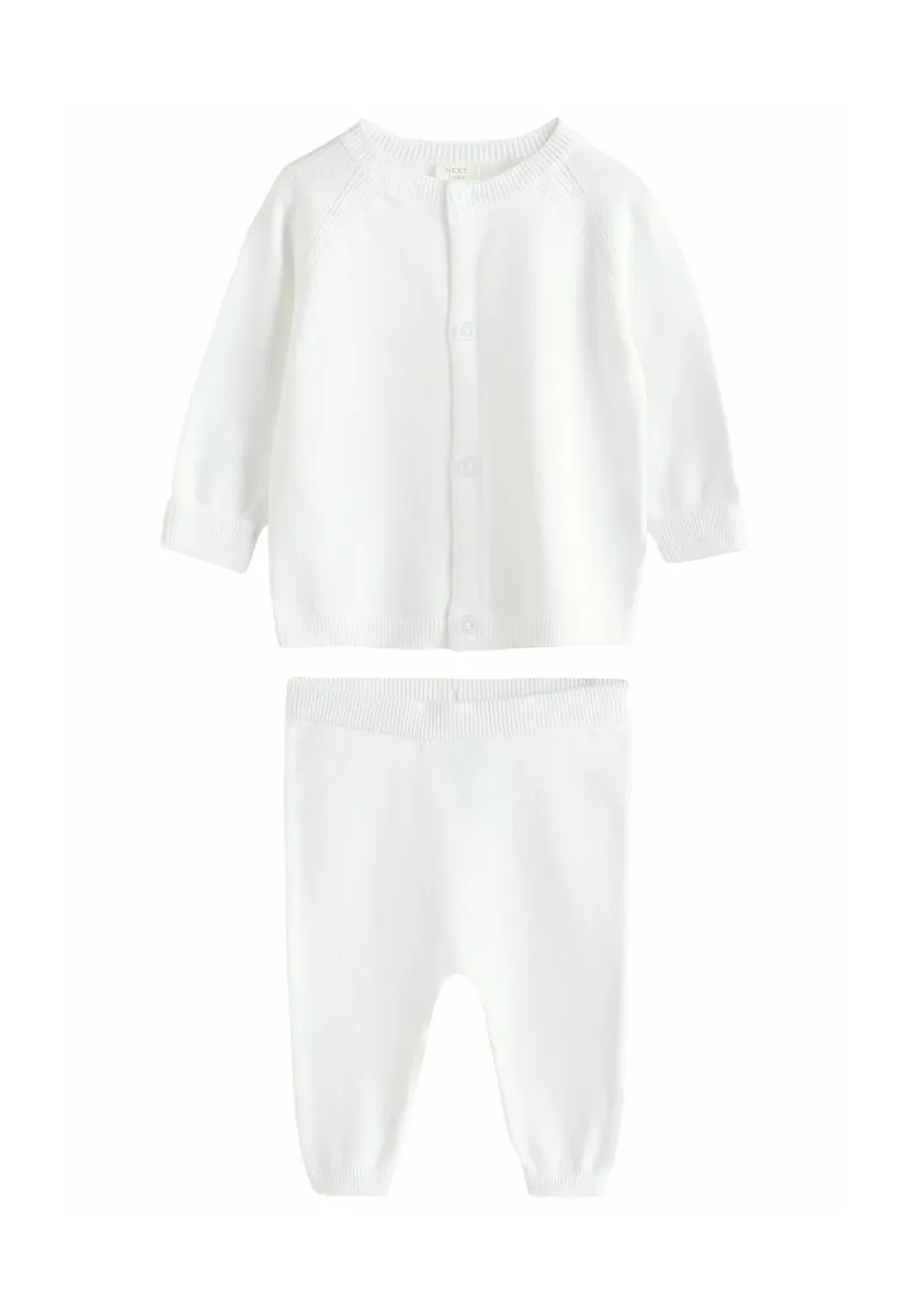 REGULAR FIT - SET - Strickjacke - white