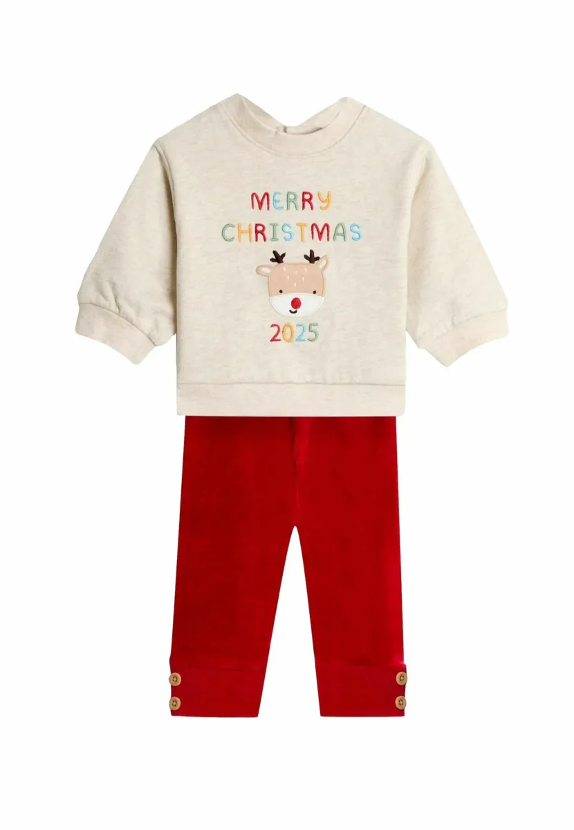 REGULAR FIT - SET - Sweatshirt - neutral