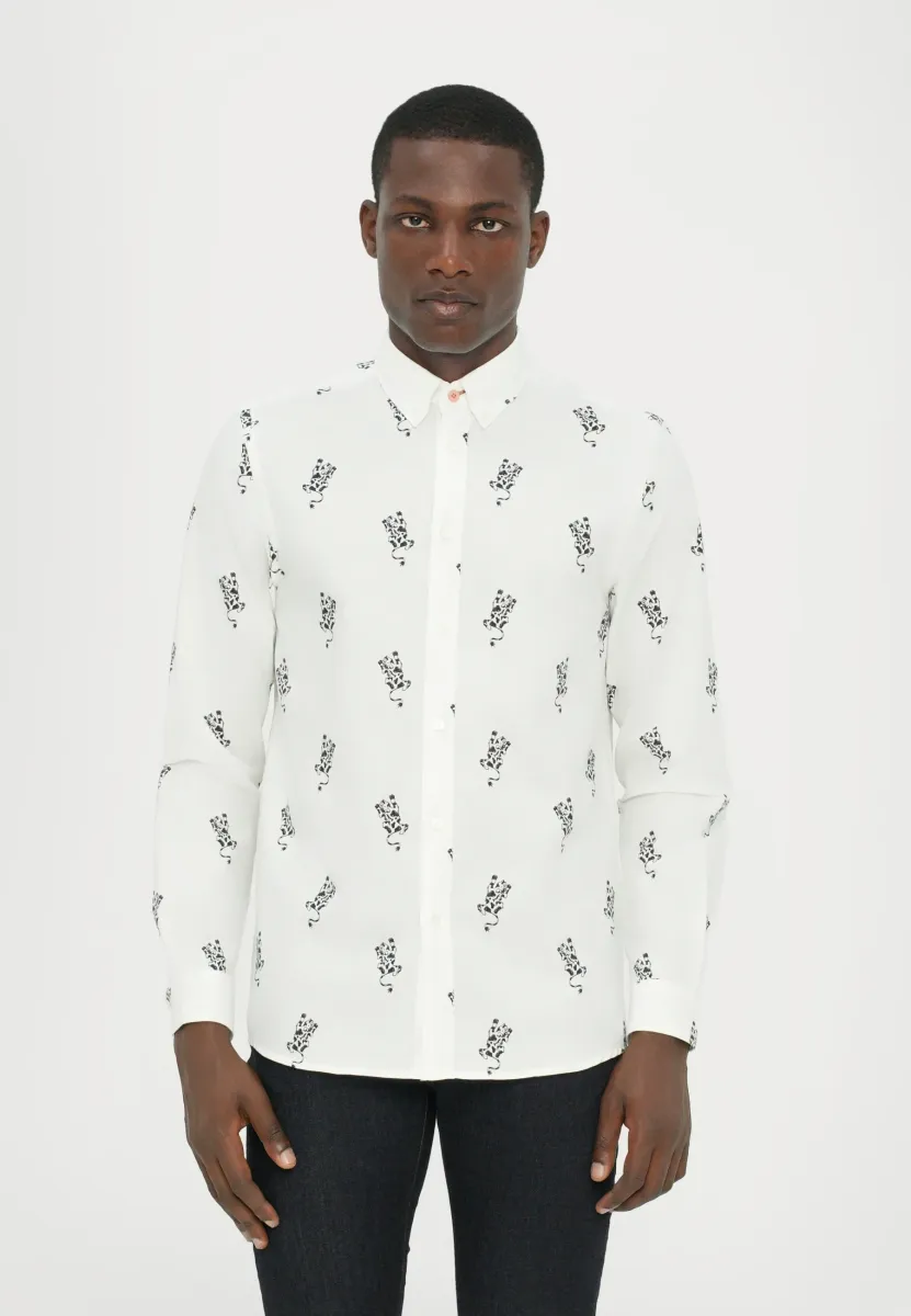 REGULAR FIT SHIRT - Hemd - white