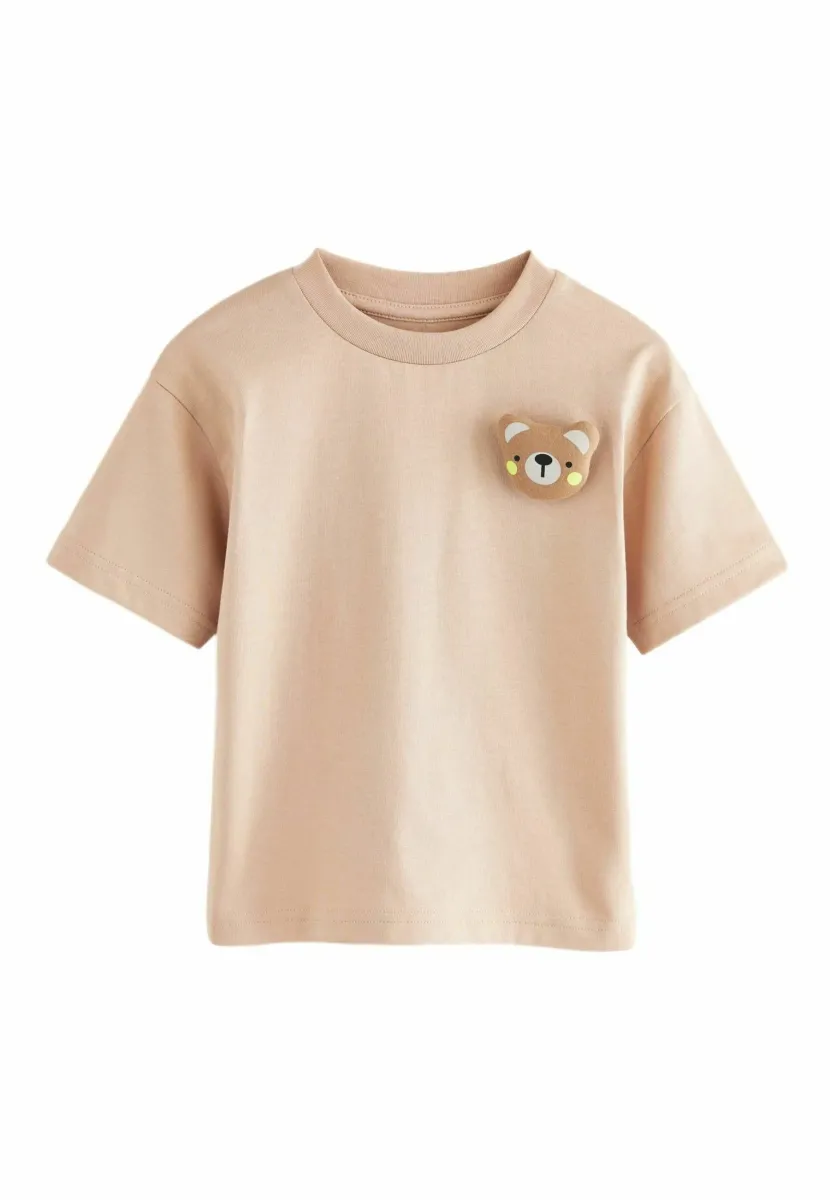 REGULAR FIT - SHORT SLEEVE 3D PADDED CHARACTER  - T-Shirt print - neutral tan