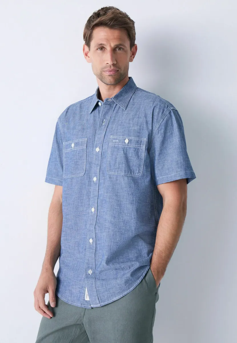 REGULAR FIT - SHORT SLEEVE  - Hemd - blue
