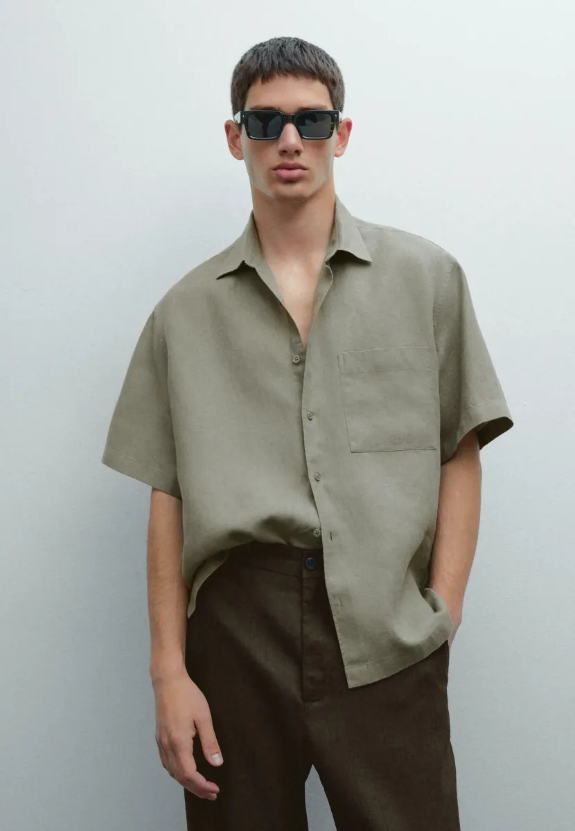 REGULAR FIT SHORT SLEEVE - Hemd - green