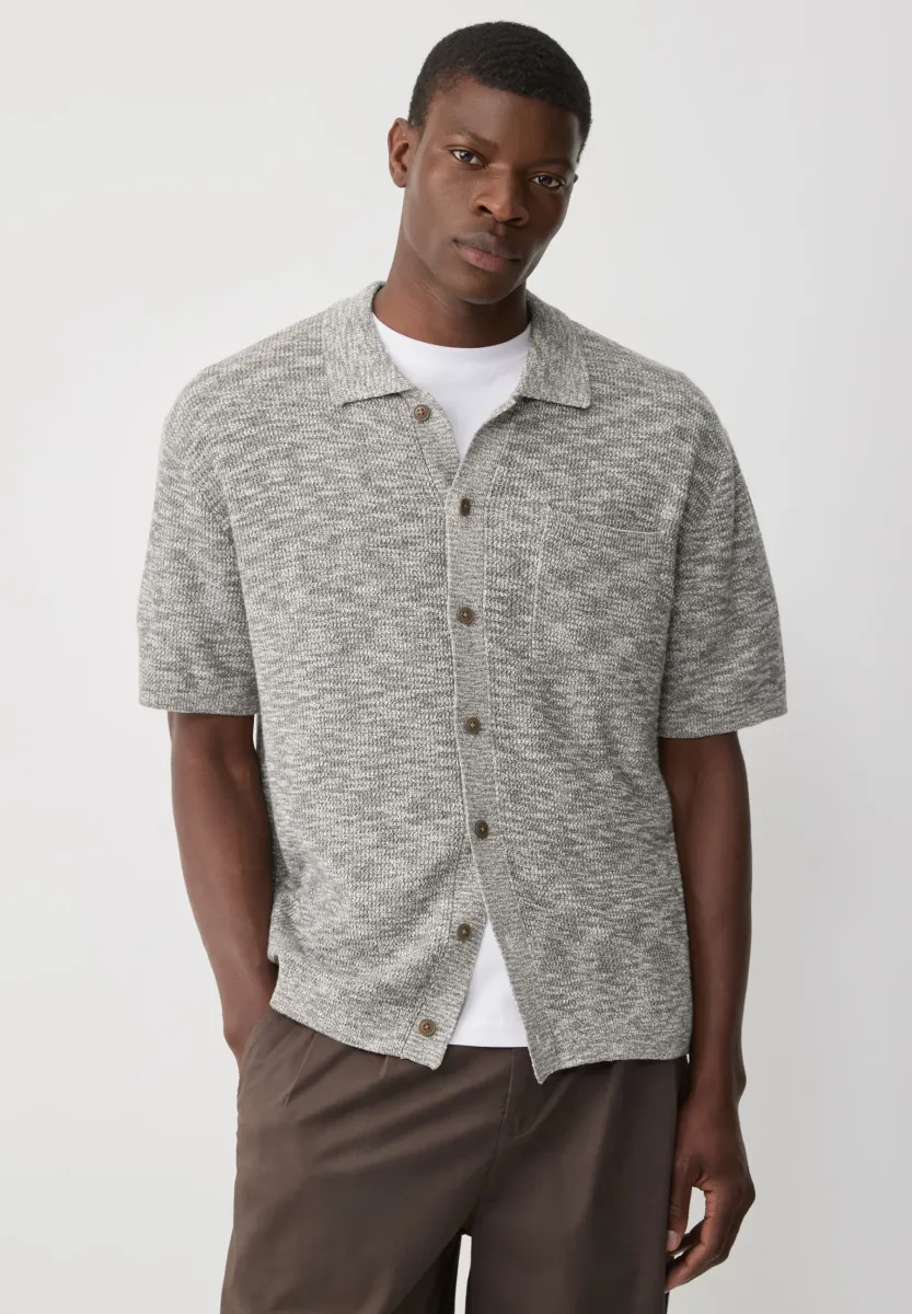 REGULAR FIT SHORT SLEEVE - Hemd - neutral grey