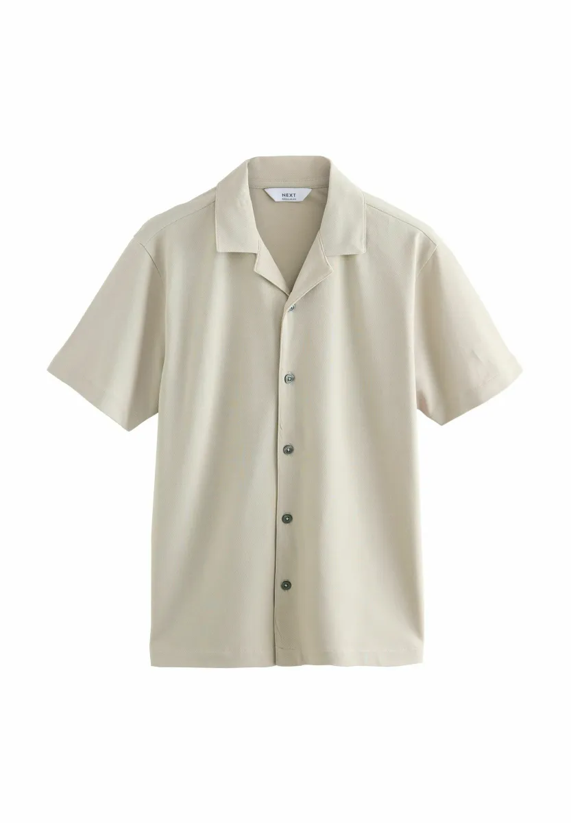 REGULAR FIT - SHORT SLEEVE - Hemd - neutral putty