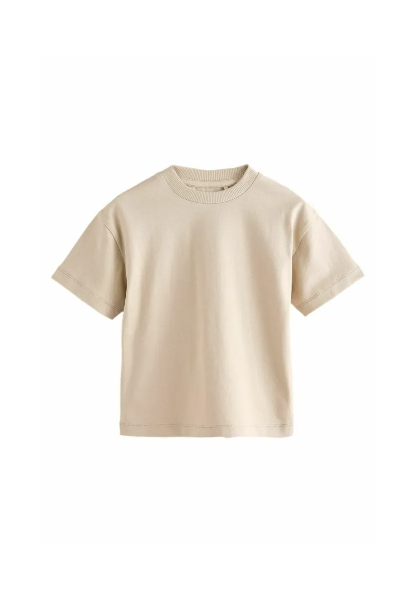REGULAR FIT  SHORT SLEEVE PLAIN  - T-Shirt basic - neutral