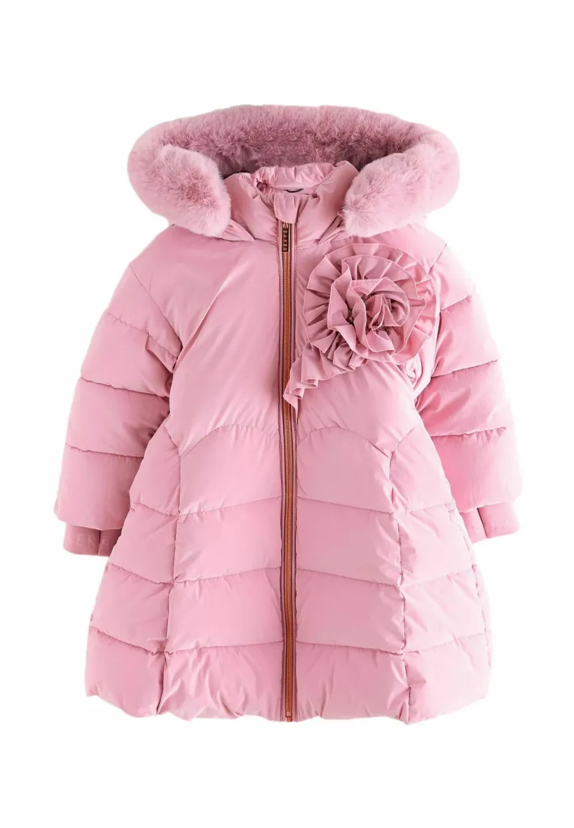 REGULAR FIT - SHOWER RESISTANT CORSAGE SKIRTED PADDED - Wintermantel - pink