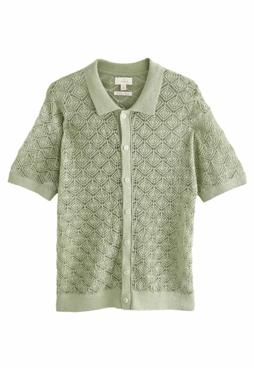 REGULAR FIT - SIGNATURE RICH SHORT SLEEVE  - Hemd - olive green