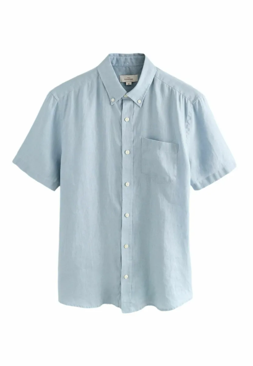 REGULAR FIT - SIGNATURE SHORT SLEEVE - Hemd - light blue