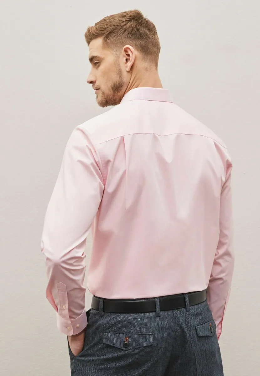 REGULAR FIT SINGLE CUFF - Businesshemd - pink
