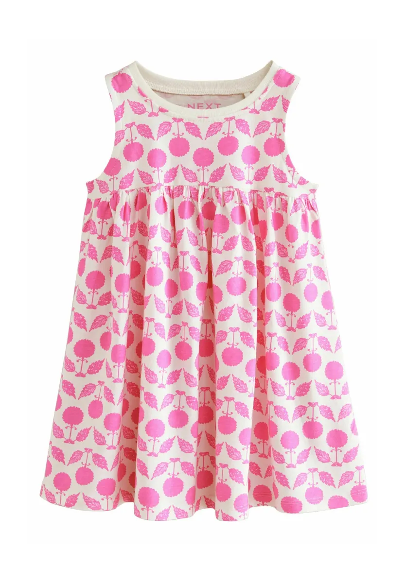 REGULAR FIT - SLEEVELESS - Jerseykleid - pink