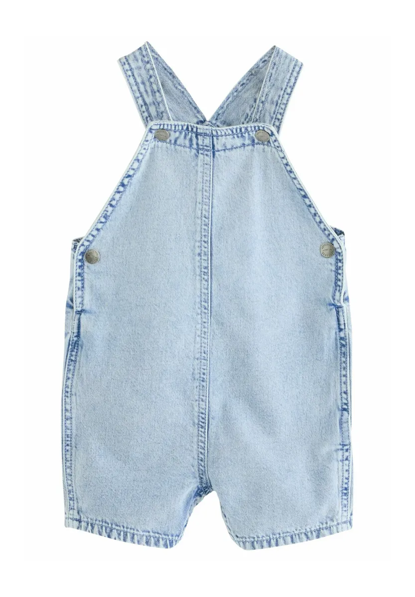 REGULAR FIT SLOUCH - Latzhose - light blue denim