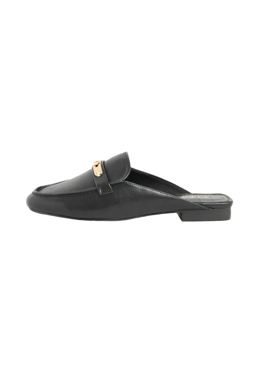 REGULAR FIT - SMART SNAFFLE DETAIL LOAFER - Pantolette flach - black
