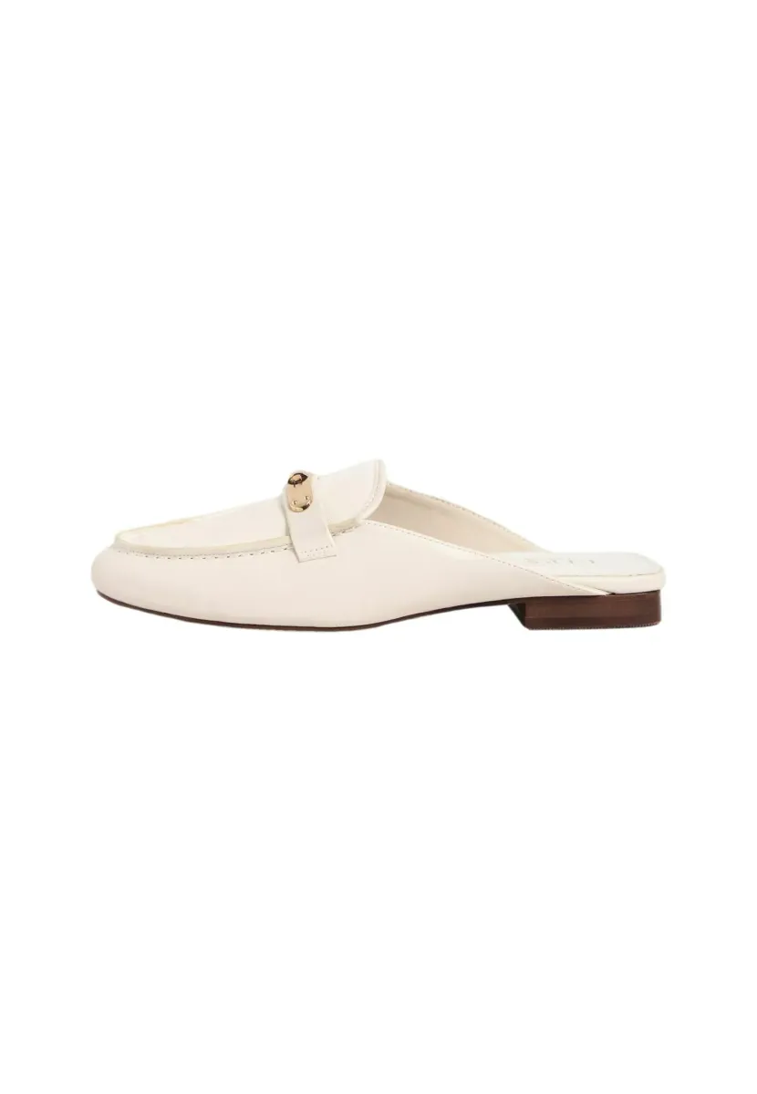 REGULAR FIT - SMART SNAFFLE DETAIL LOAFER - Pantolette flach - cream