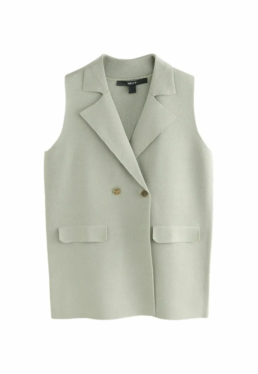 REGULAR FIT - SMART WITH POCKETS - Weste - sage green