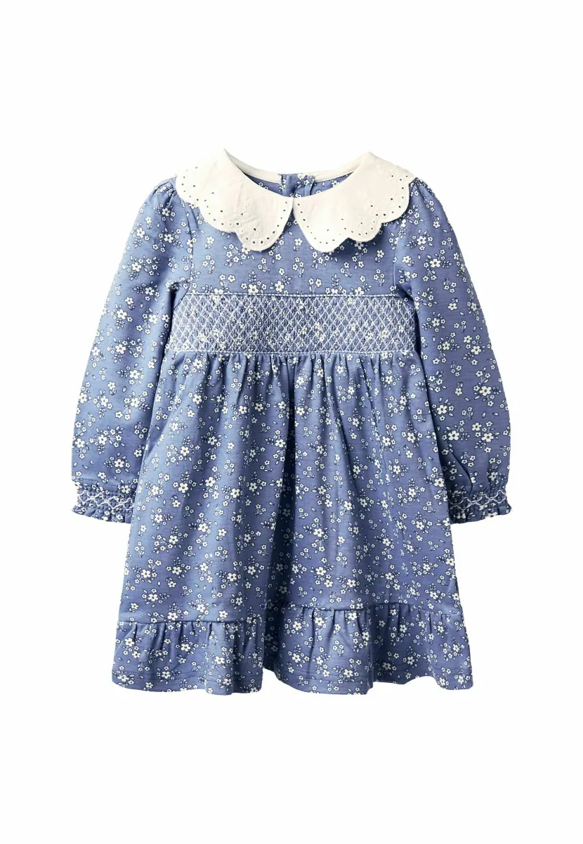 REGULAR FIT - SMOCKED  - Freizeitkleid - blue
