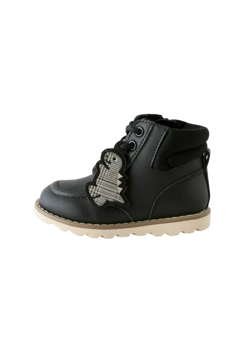 REGULAR FIT - Snowboot/Winterstiefel - black dinosaur