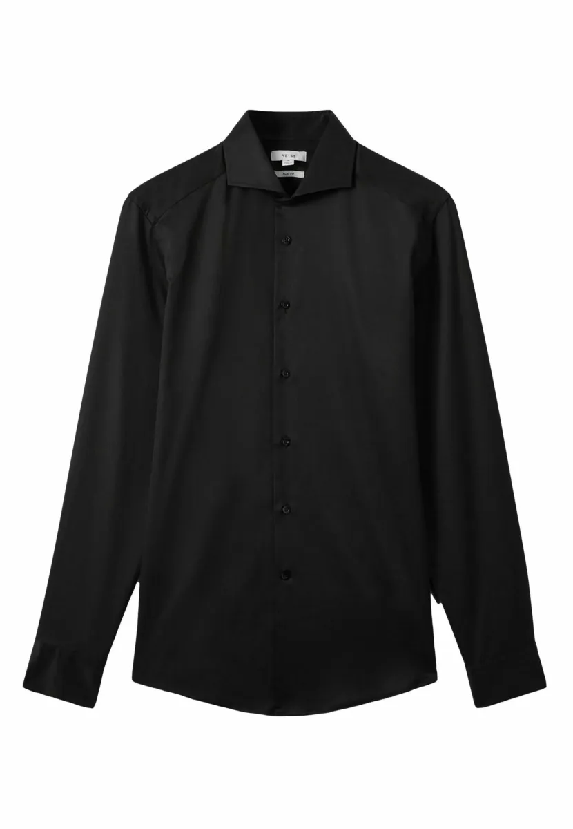 REGULAR FIT - STORMTWO FOLD - Businesshemd - black