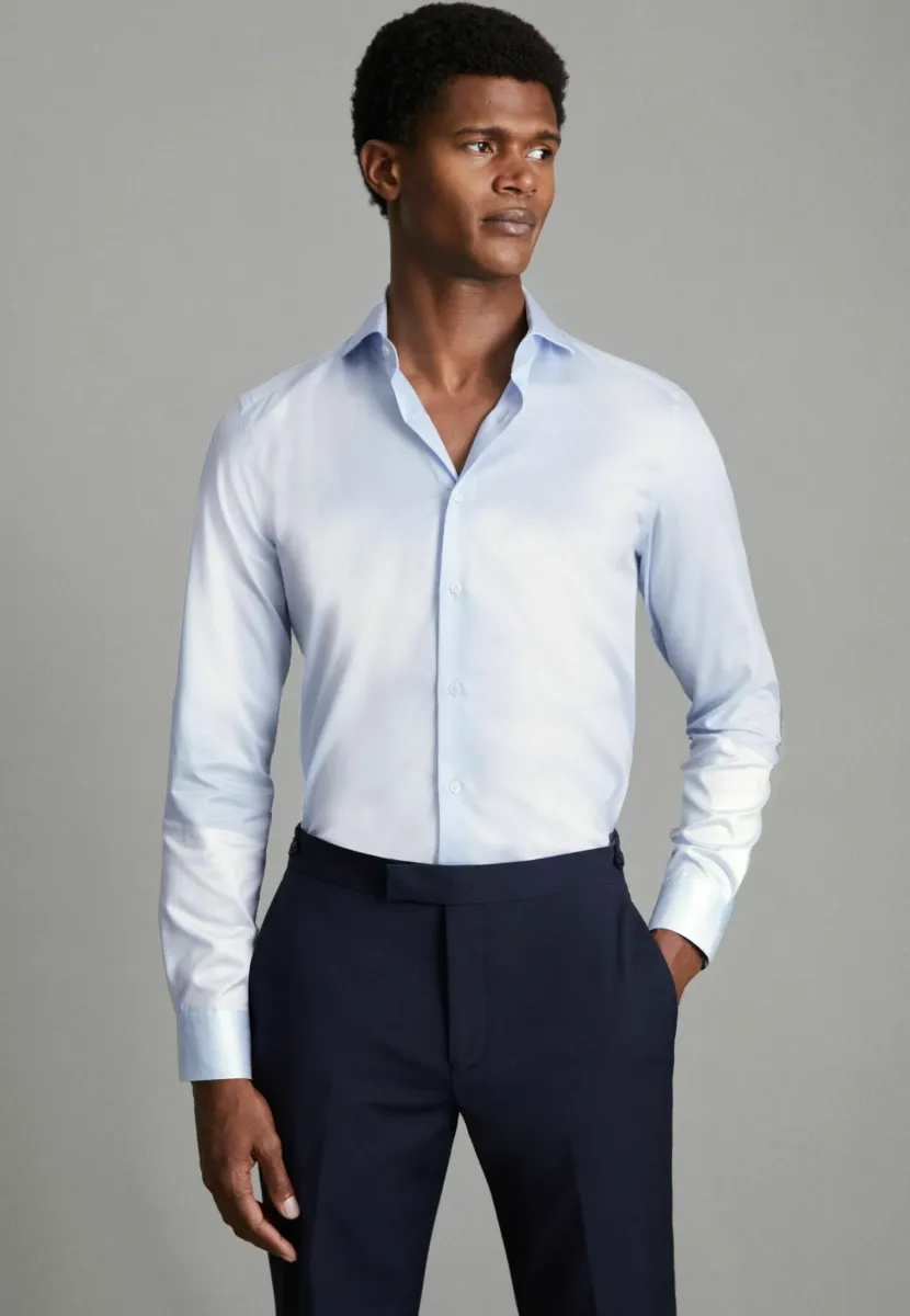 REGULAR FIT - STORMTWO FOLD - Businesshemd - soft blue