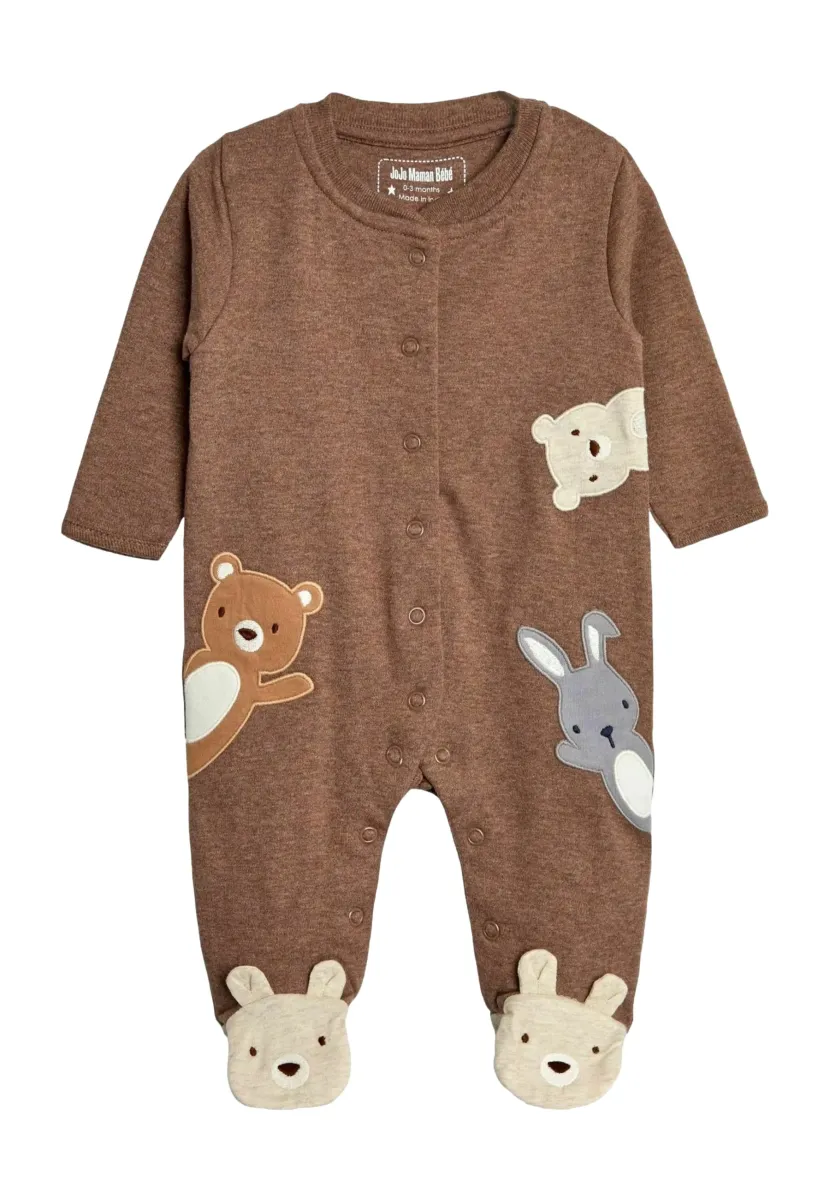 REGULAR FIT - Strampler - brown